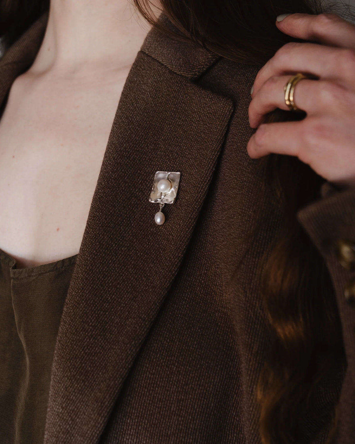 Orb Portrait Pin