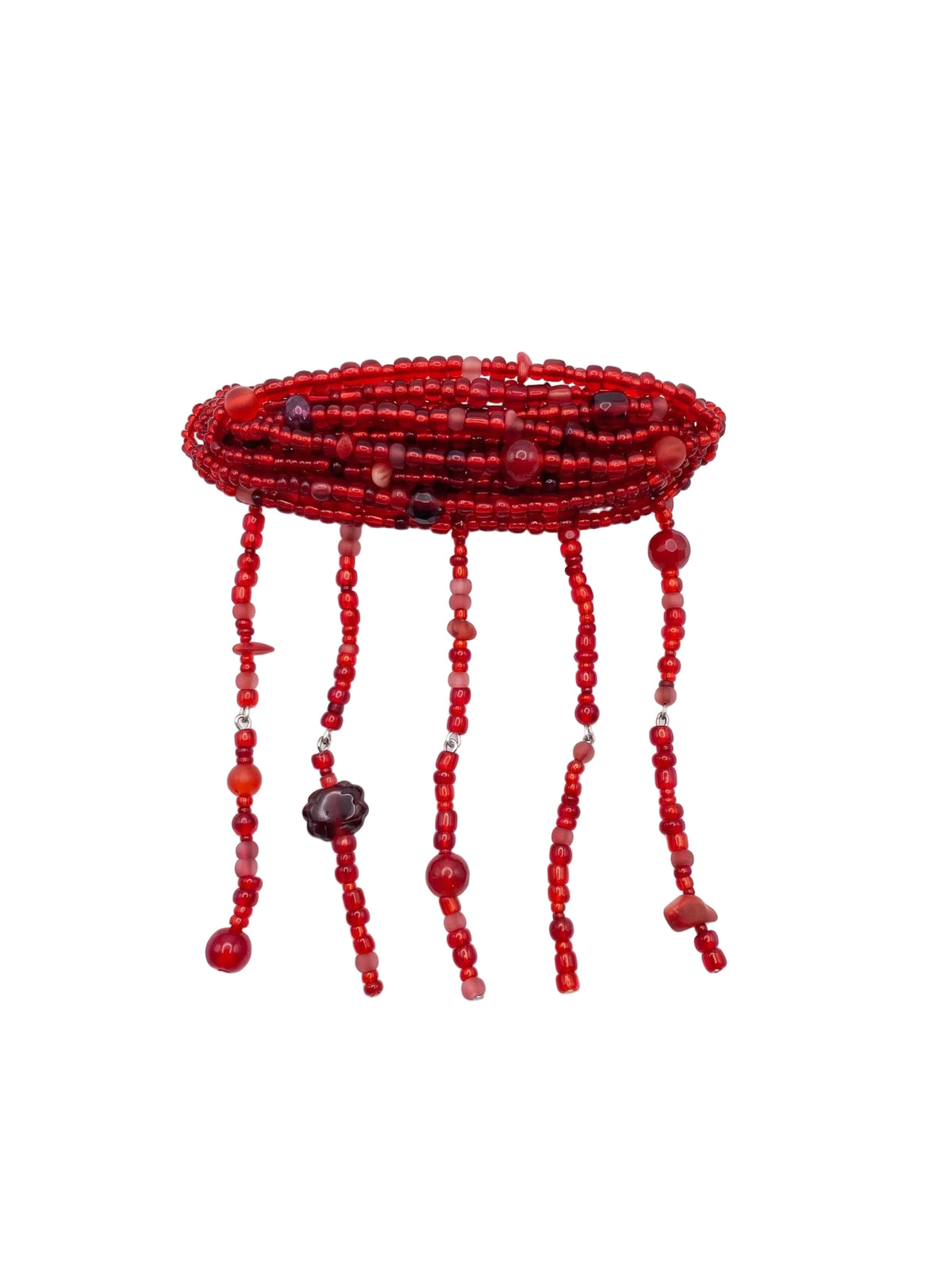 Mini Red Jellyfish Barrette
