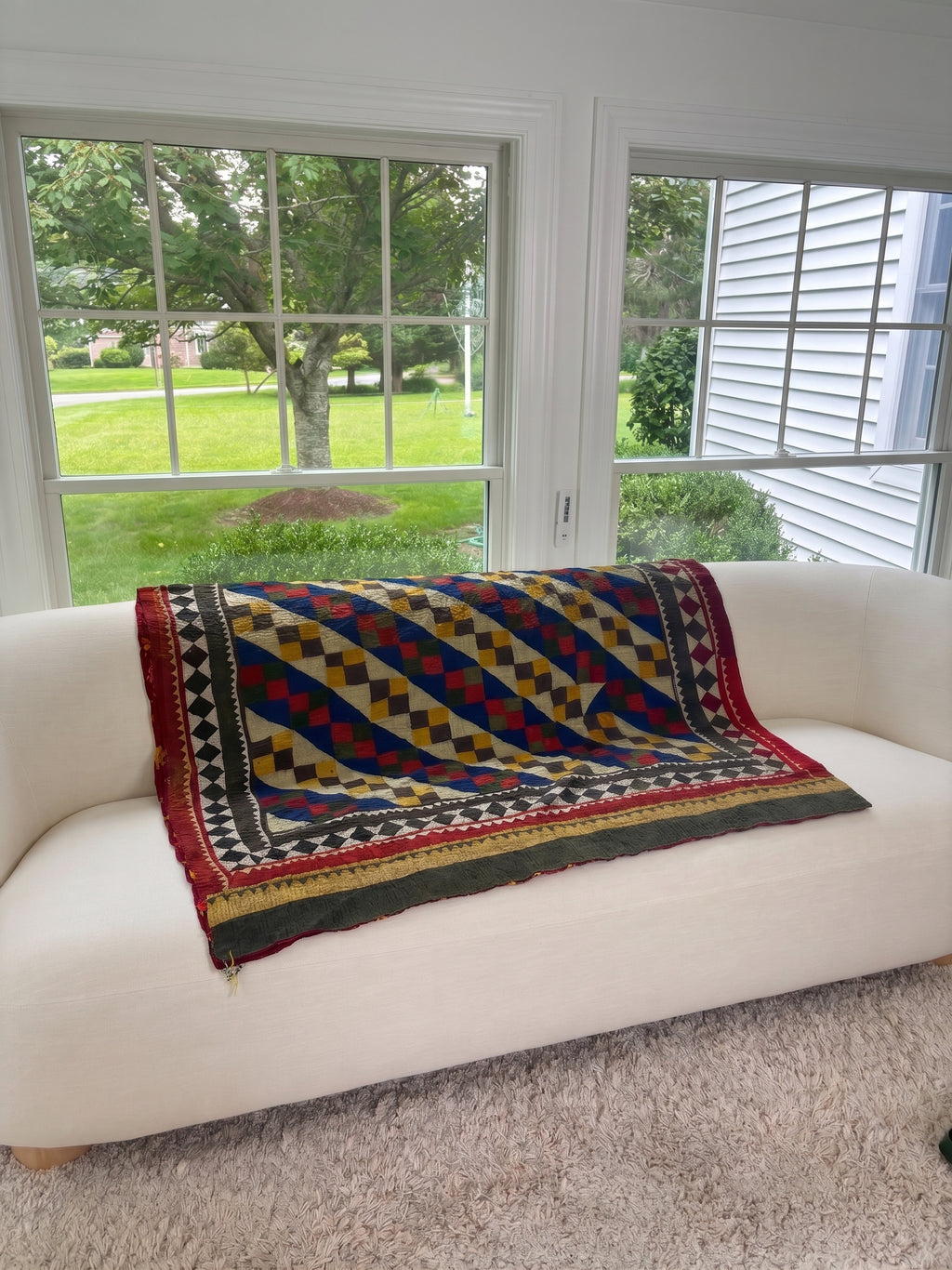 Blue and Yellow Quilt