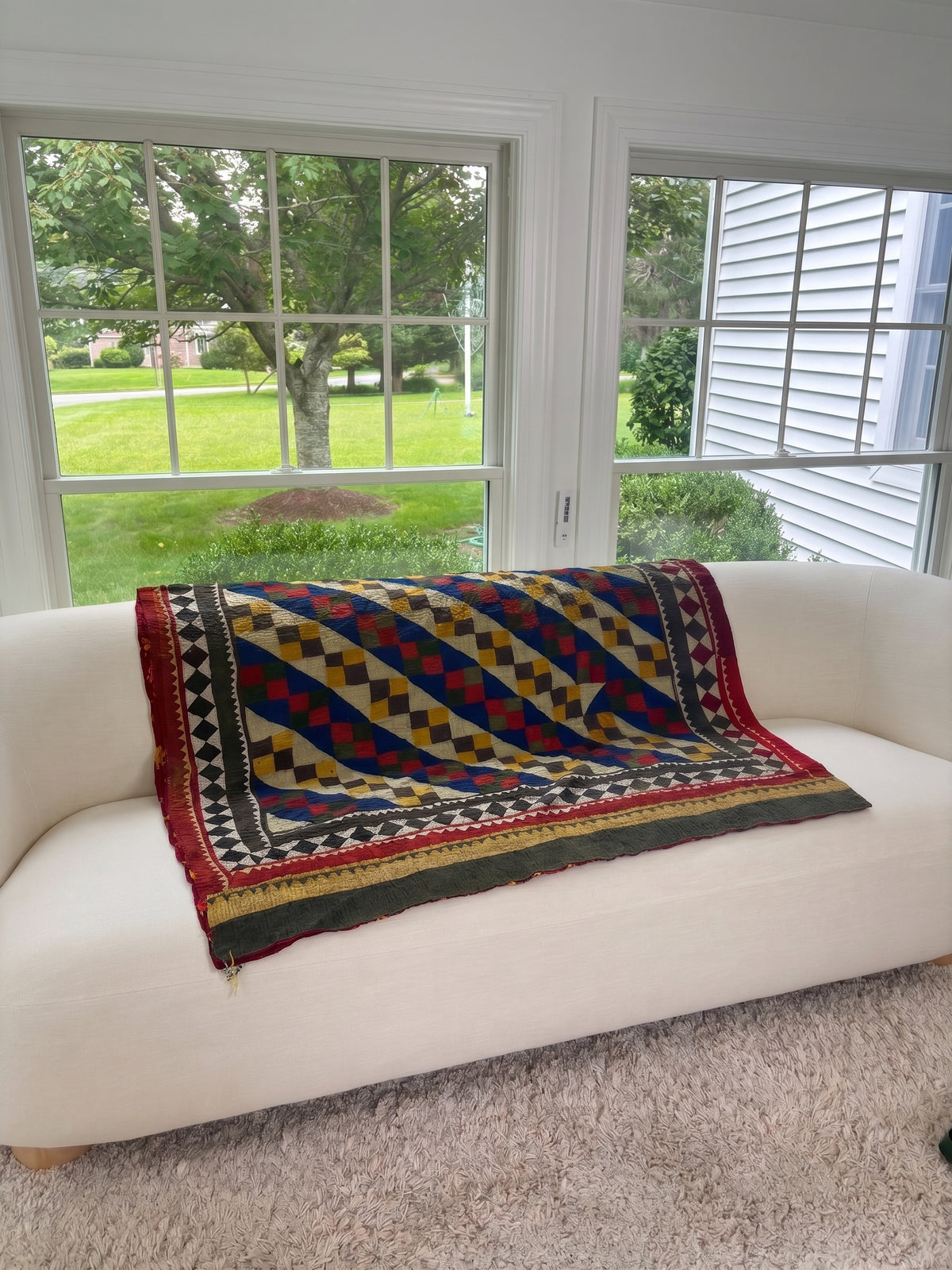 Blue and Yellow Quilt
