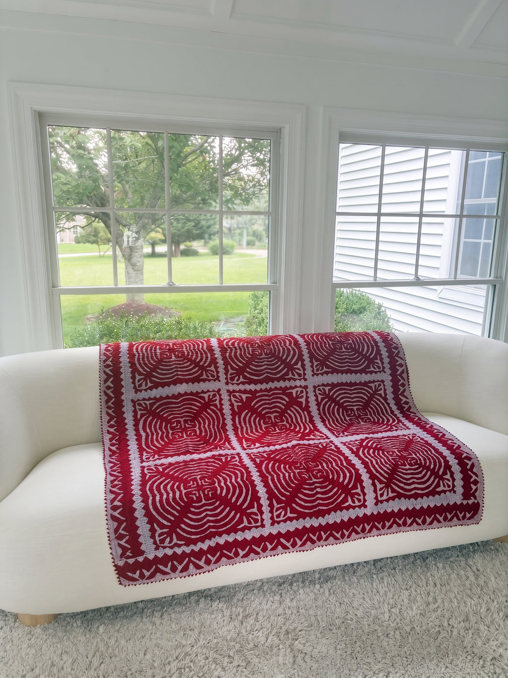 Red and Pink Quilt