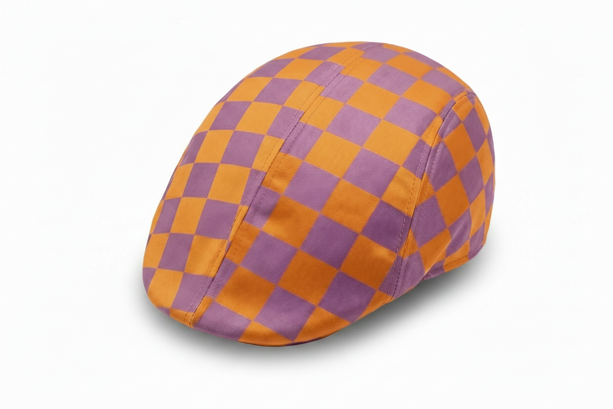 Taxi/Golf Hat (Gold and Purple)