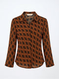 Reserve 70's Italian Orange Psychedelic Shirt