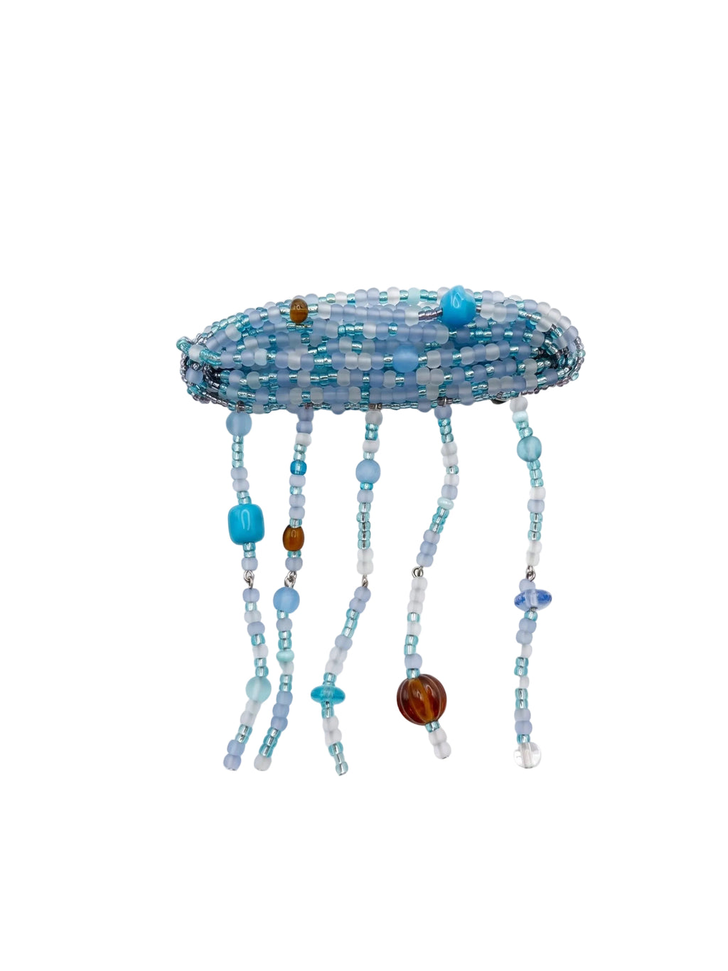 Mini Bluefire Jellyfish Barrette