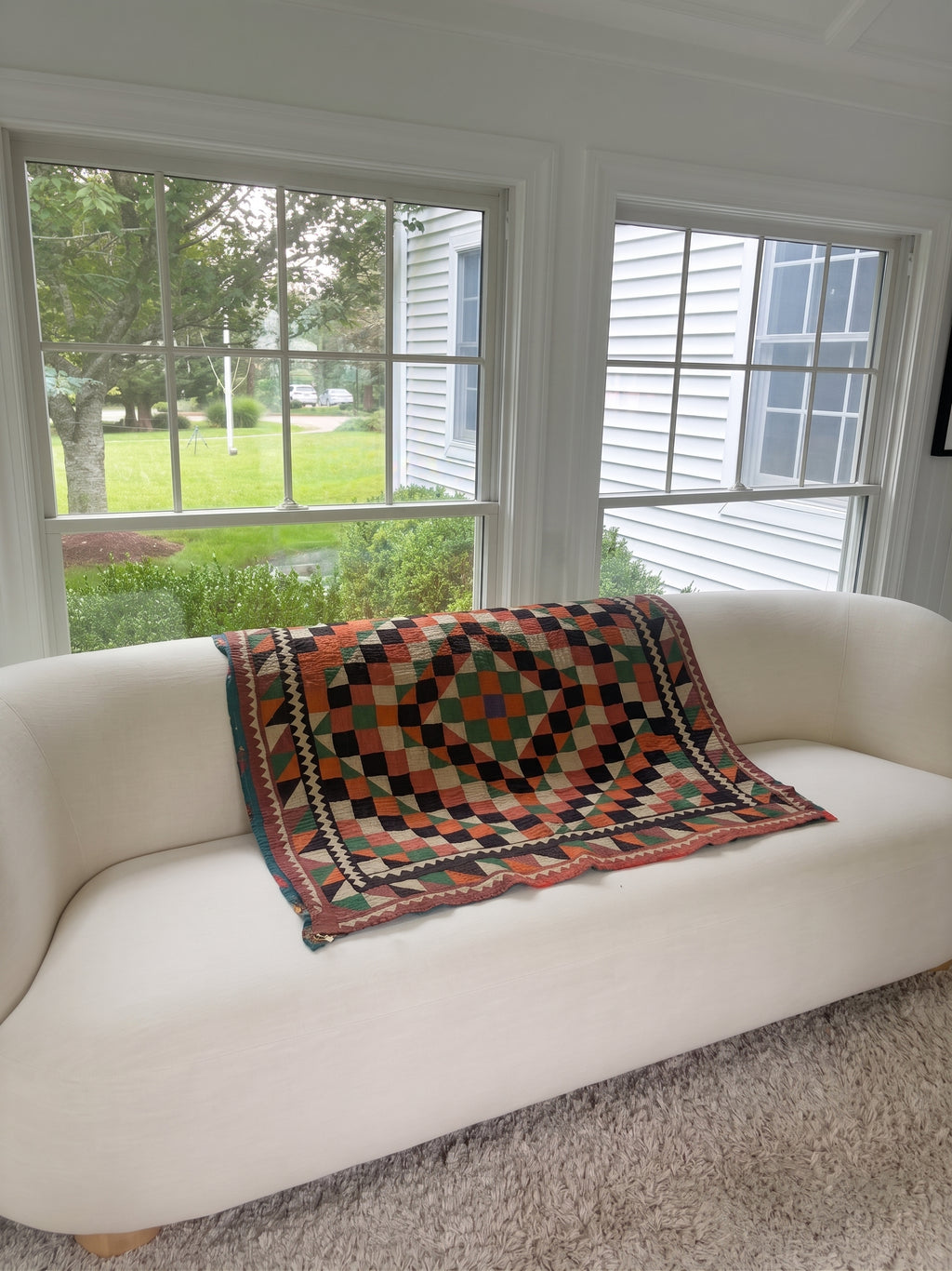 Green and Orange Quilt