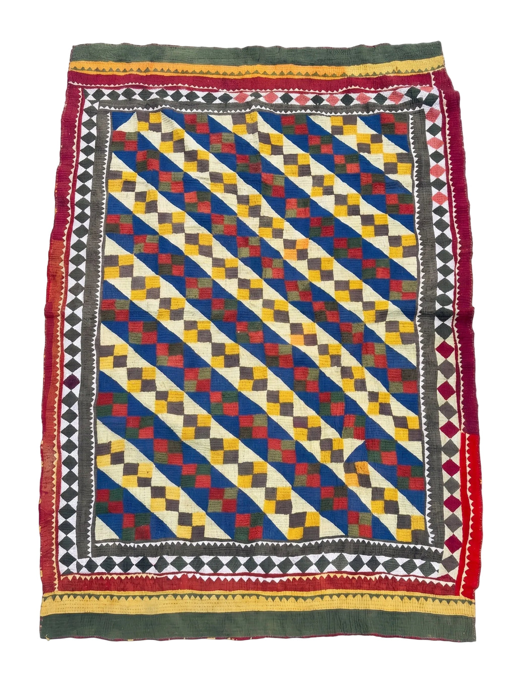 Blue and Yellow Quilt