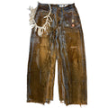 Metal Printed Denim (Mud)