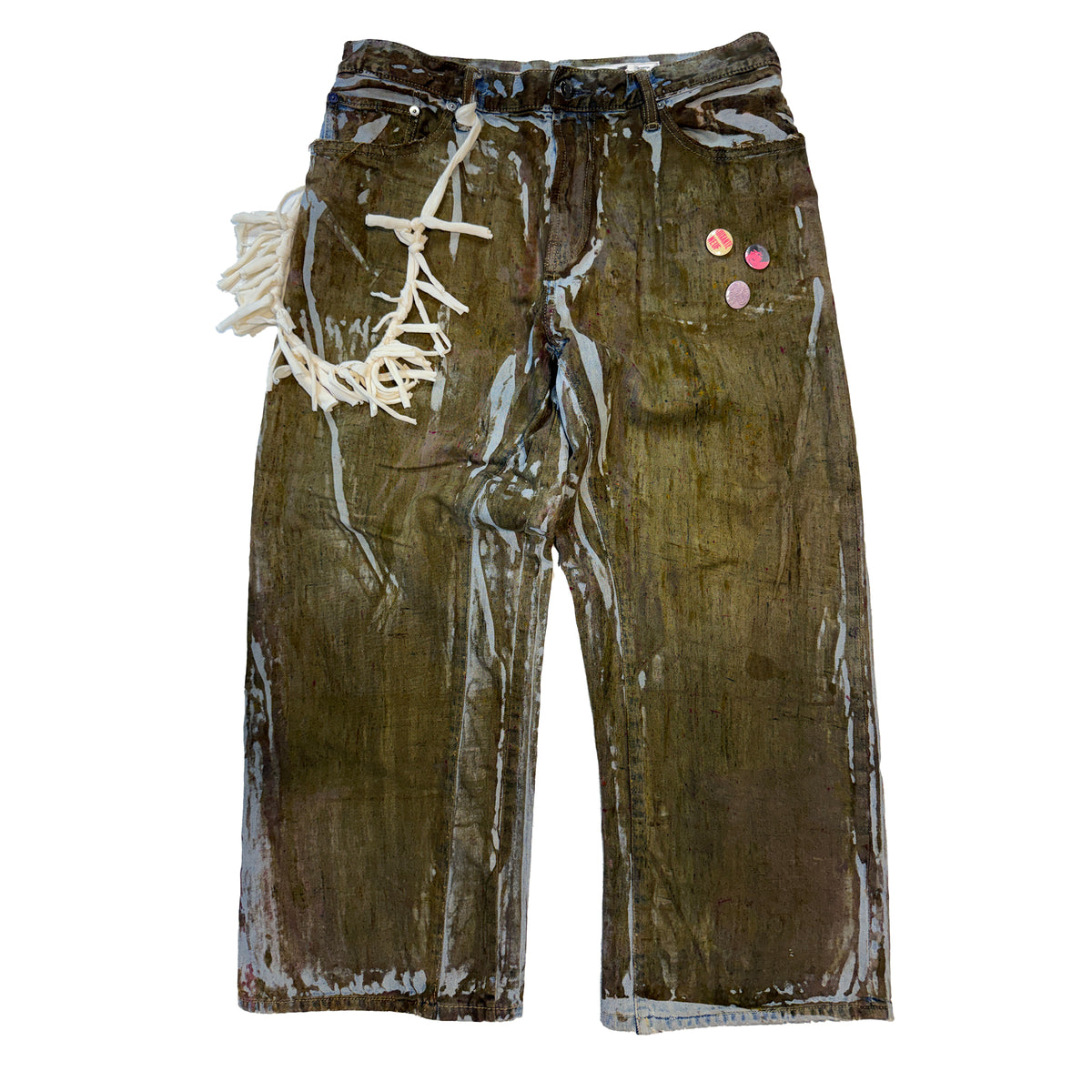 Metal Printed Denim (Neutral)