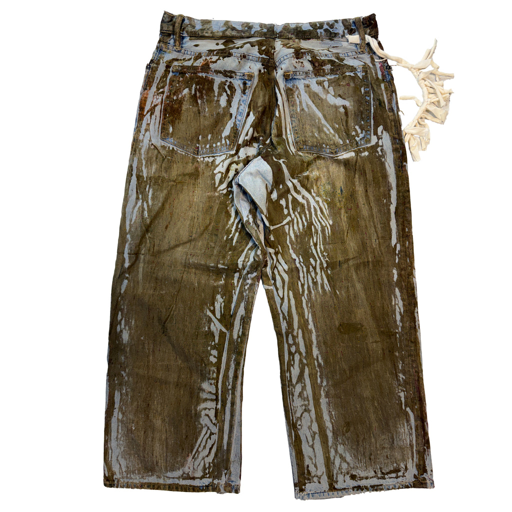 Metal Printed Denim (Neutral)